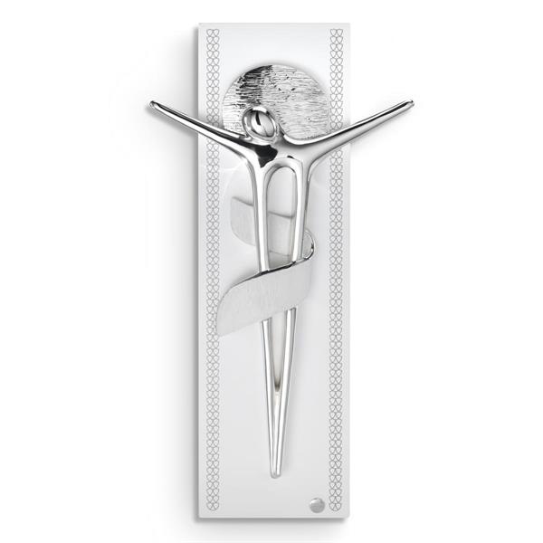 CRISTO ARGENTO/BIANCO CM.17,2X6,5