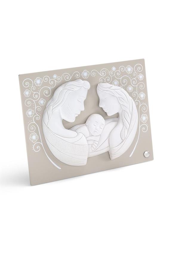 SACRA FAMIGLIA BIANCO LUNA CM.15X11