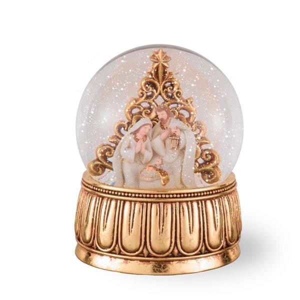 BOULE DE NEIGE CARILLON S.FAMIGLIA ORO CM.Ø15 H20