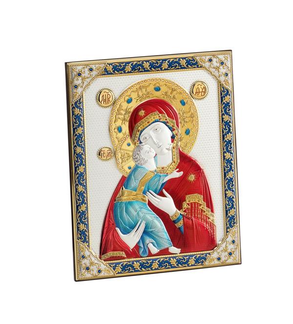 MADONNA DI VLADIMIR COLORE CM.9,5X7,5