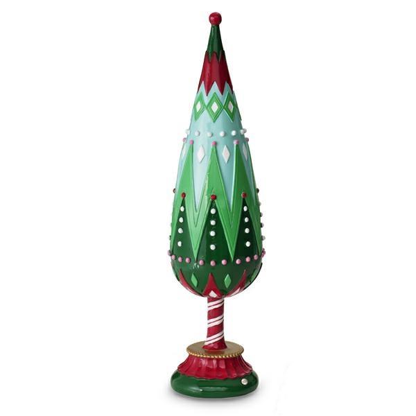 ALBERO DI NATALE MULTICOLOR CM.12,8X12,8XH46,7