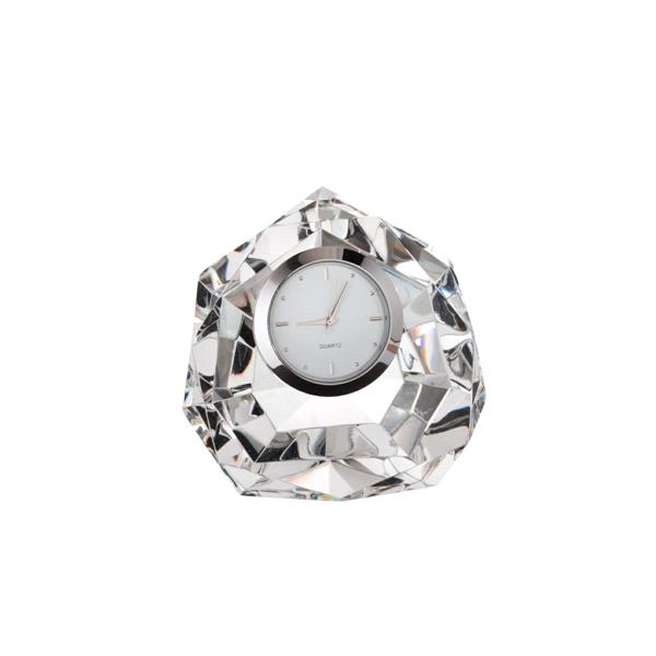 OROLOGIO CRISTALLO DIAMANTE CM.8X8XH5,5