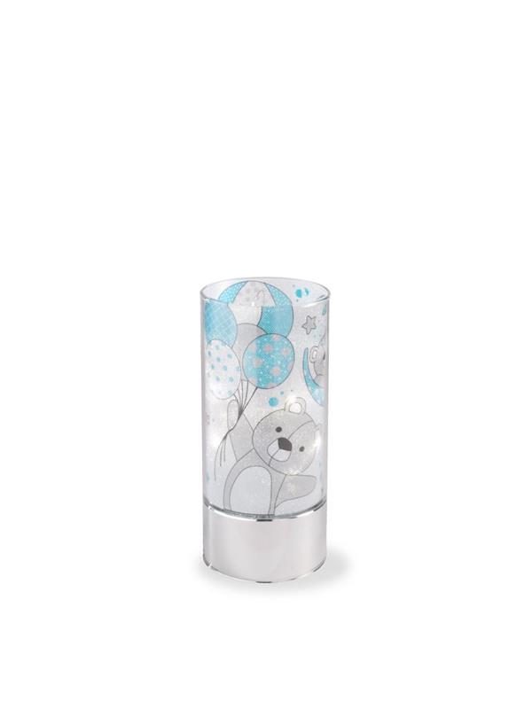 LAMPADA A LED ORSETTI AZZURRA CM. Ø9 H20