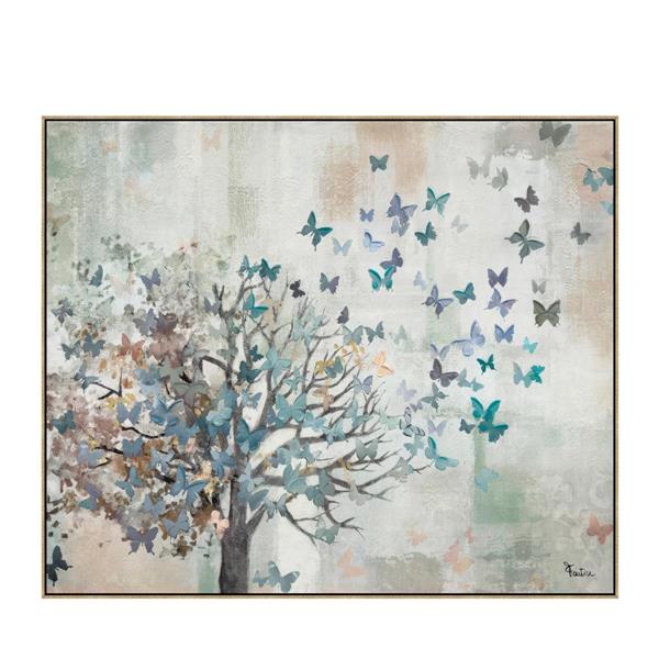 QUADRO CON CORNICE ALBERO INCANTO CM.120X100